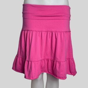 vintage 2000s pink garage midi skirt